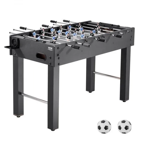 VEVOR Tischfußballtisch in Standardgröße (1212 x 610 x 838 mm), Indoor-Kickertisch für Zuhause, Familie und Spielzimmer, langlebiges Set, inkl. 2 Bällen & Punktezähler & 2 Getränkehaltern VEVOR Tischfußballtisch in Standardgröße (1212 x 610 x 838 mm), Indoor-Kickertisch für Zuhause, Familie und Spielzimmer, langlebiges Set, inkl. 2 Bällen & Punktezähler & 2 Getränkehaltern