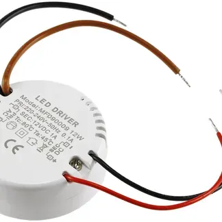 LED-Trafo “CT-12E-V2R”, 0,5-12W rund Ein 220-240V, Aus 12V= Konstantspannung LED-Trafo “CT-12E-V2R”, 0,5-12W rund Ein 220-240V, Aus 12V= Konstantspannung