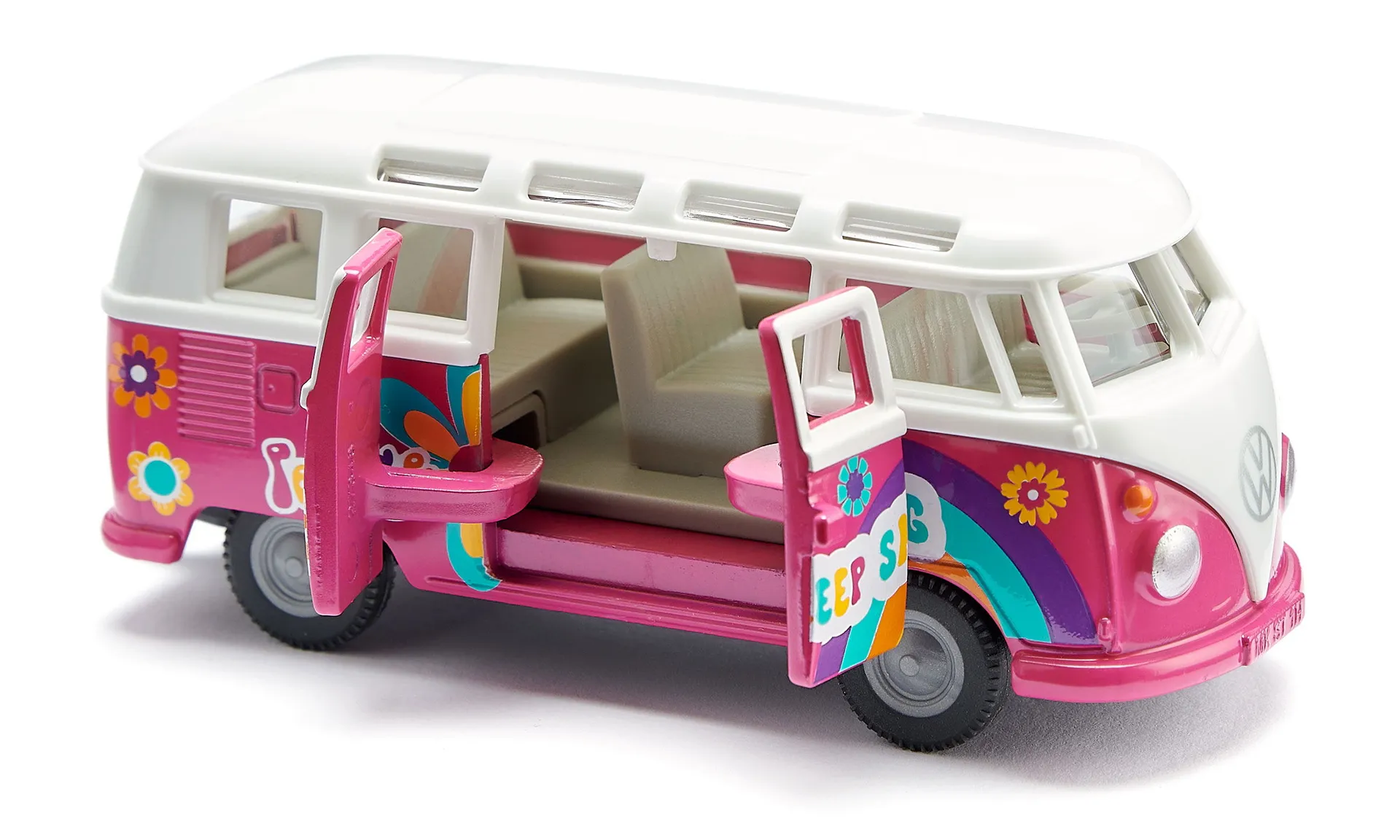 Siku VW T1 Samba Busmodell Vormontiert 1:50 – Bild 2
