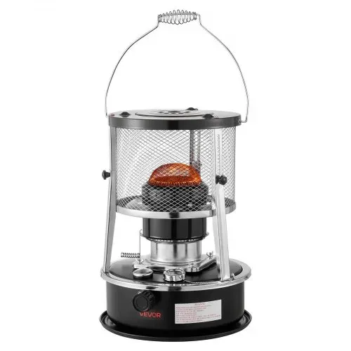VEVOR 9000 BTU tragbarer Petroleumofen, 2-in-1 Heizofen mit Kochenfunktion, einstellbarer Höhe & Flamme, für Innenräume & Outdoor, Camping, Jagd, Kochen, Zuhause, Garage, Schwarz – Bild 8