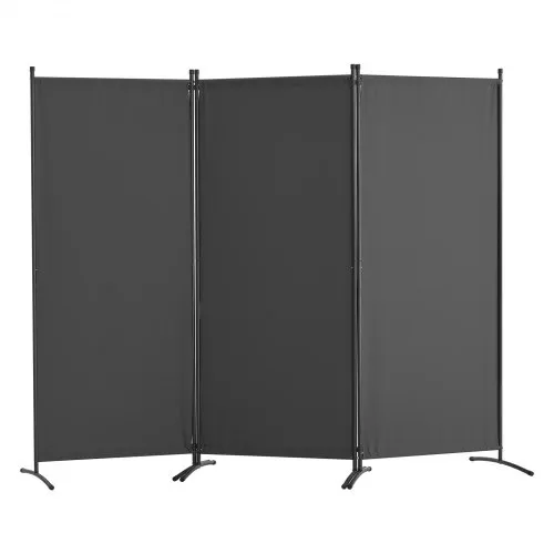 VEVOR Raumteiler Trennwand 3-teiliger Paravent Stellwand, faltbarer Sichtschutz für Büro Schlafzimmer Esszimmer Arbeitszimmer Balkon, Raumtrenner freistehend (228 x 52 x 184 cm), Grau VEVOR Raumteiler Trennwand 3-teiliger Paravent Stellwand, faltbarer Sichtschutz für Büro Schlafzimmer Esszimmer Arbeitszimmer Balkon, Raumtrenner freistehend (228 x 52 x 184 cm), Grau