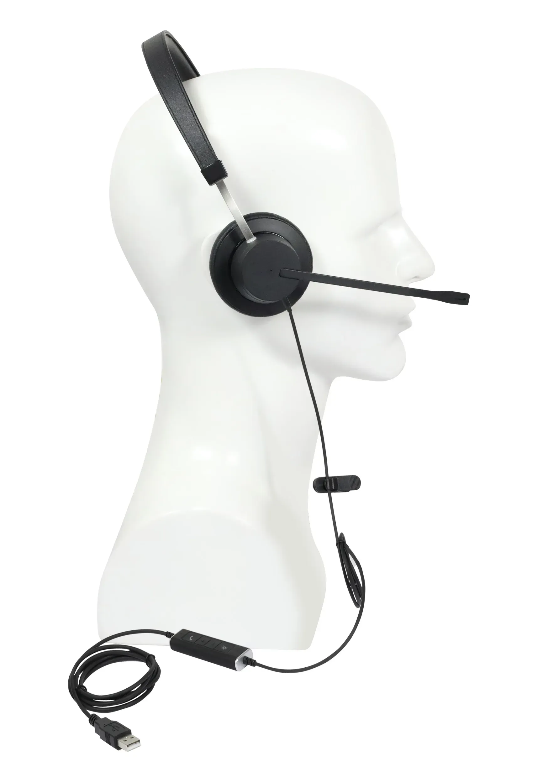 Plusonic wired Headset X140 binaural – Bild 3