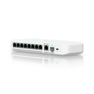 Ubiquiti Switch smart managed Layer2 9 Port • 8x 2,5 GbE • 1x 10 GbE PoE at In • Desktop • Lüfterlos • UniFi • USW-Flex-2.5G-8 Ubiquiti Switch smart managed Layer2 9 Port • 8x 2,5 GbE • 1x 10 GbE PoE at In • Desktop • Lüfterlos • UniFi • USW-Flex-2.5G-8