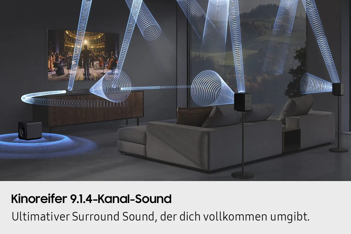 Samsung Q-series Q-Serie Soundbar HW-Q935GF 9.1.4-Kanal Subwoofer & Rücklautsprecher (2025) – Bild 3