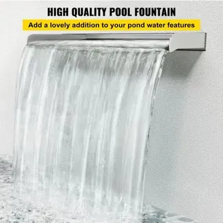 VEVOR Schwalldusche Poolfontäne 23,6″x4,5″x3,1″ Poolbrunnen aus 304 Edelstahl mit Wasserfontäne Dekoration Gartenteich VEVOR Schwalldusche Poolfontäne 23,6″x4,5″x3,1″ Poolbrunnen aus 304 Edelstahl mit Wasserfontäne Dekoration Gartenteich