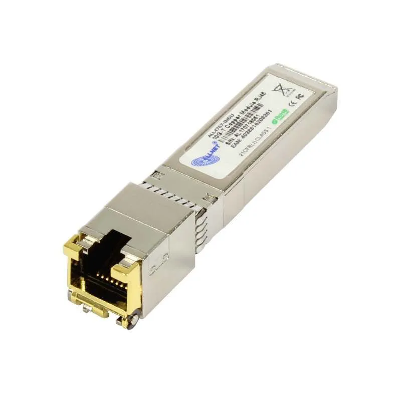 ALLNET Switch Modul ALL4767-INDU SFP+(Mini-GBIC), 10Gbit, RJ45(TP), Industrial -40/+85 Grad, ALLNET Switch Modul ALL4767-INDU SFP+(Mini-GBIC), 10Gbit, RJ45(TP), Industrial -40/+85 Grad,