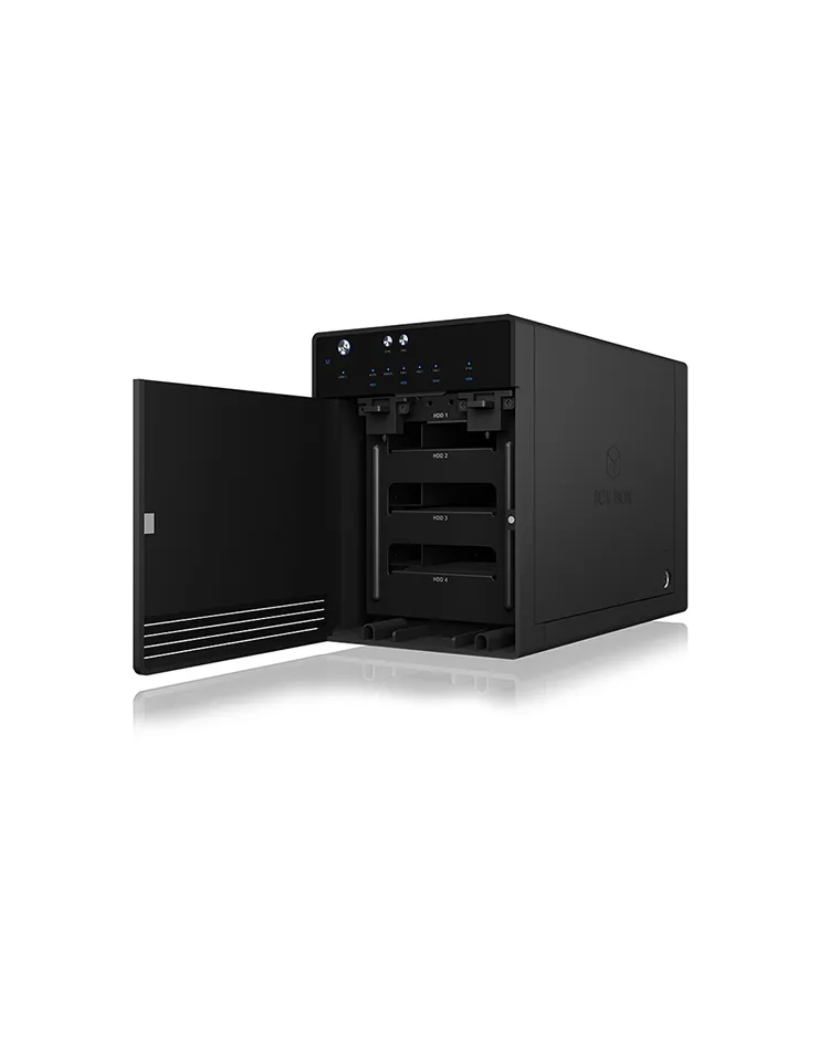 ICY BOX IB-3740-C31, Externes 4-fach Single Mode System für 3,5" SATA I/II/III Festplatten, USB 3.1 Gen2, Type-C Host – Bild 2