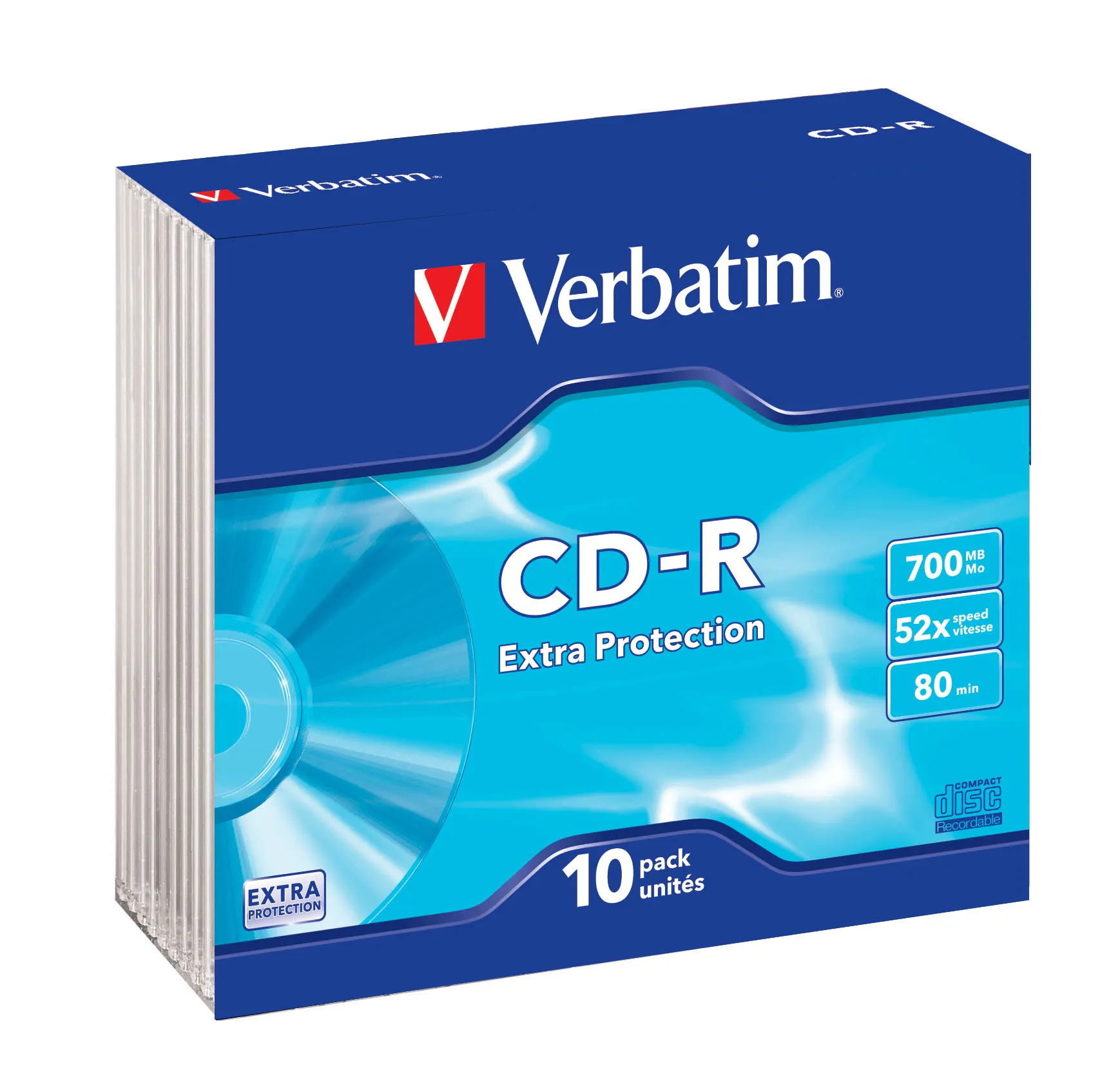 Verbatim CD-R Extra Protection 700 MB 52x 10 Stück(e) – Bild 2