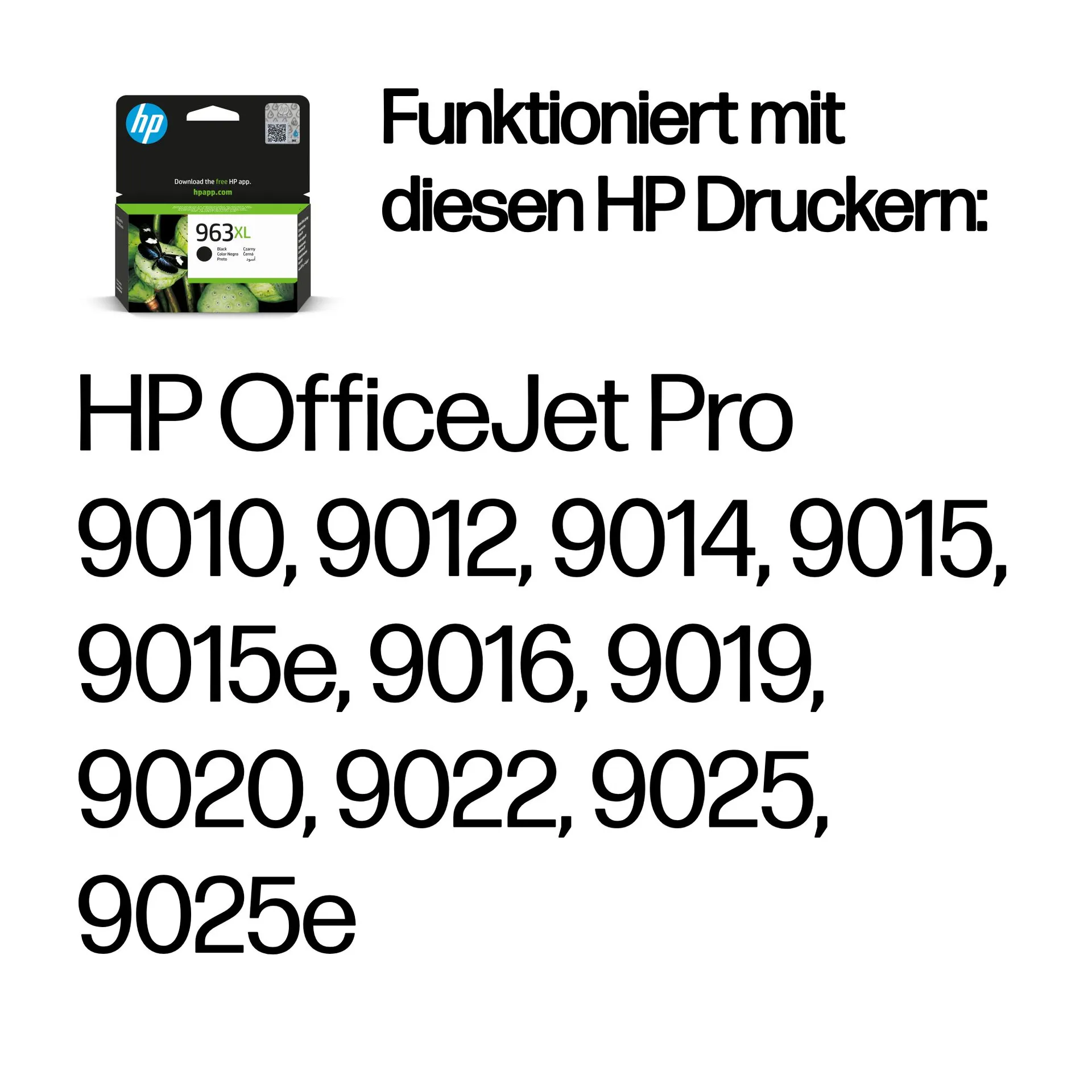 HP 963XLSchwarz Original Druckerpatrone mit hoher Reichweite – Bild 2