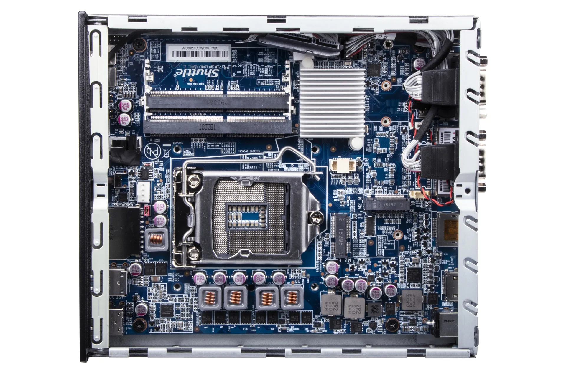 Shuttle Slim PC DH610 , S1700, 1x HDMI, 2x DP , 1x 2.5" , 2x M.2, 2x LAN (Intel 1G + 2.5G), 2x COM, 24/7 Dauerbetrieb, inkl. VESA – Bild 7