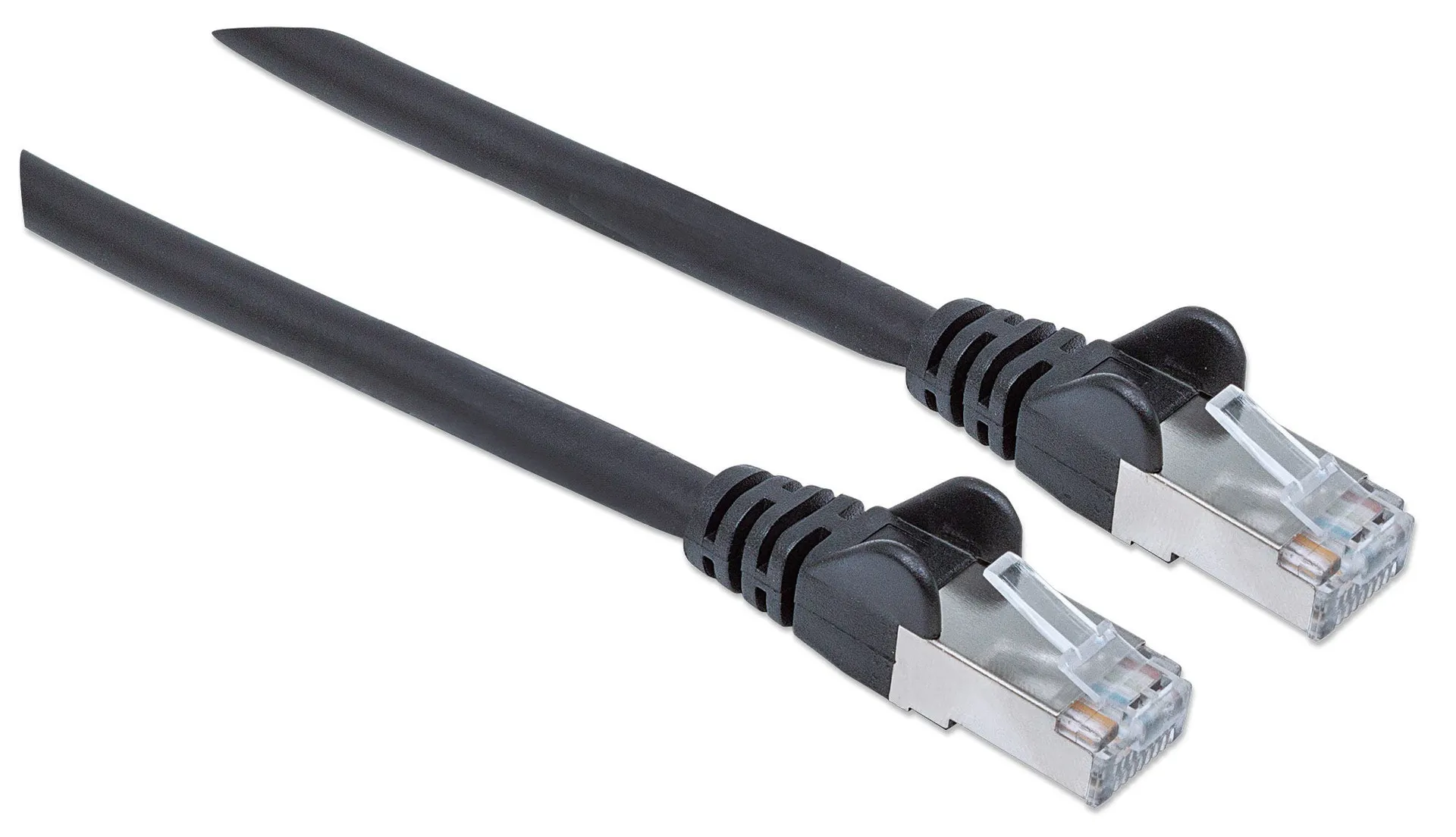 Intellinet Premium Netzwerkkabel, Cat6a, S/FTP, 100% Kupfer, Cat6a-zertifiziert, LS0H, RJ45-Stecker/RJ45-Stecker, 15,0 m, schwarz – Bild 2