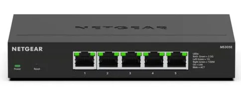 NETGEAR MS305E Unmanaged 2.5G Ethernet (100/1000/2500) Schwarz – Bild 2