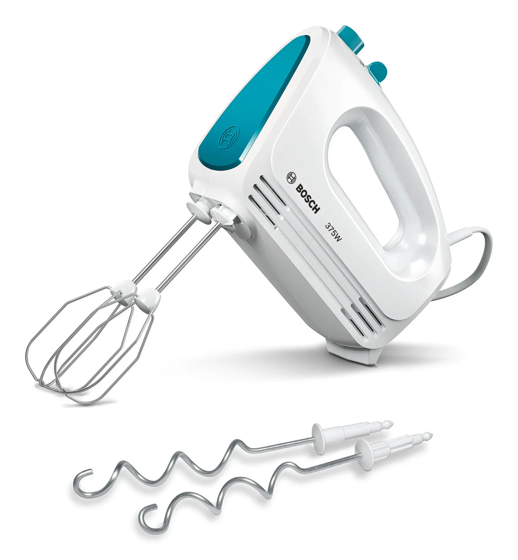Bosch MFQ2210D Mixer Handmixer 375 W Blau, Weiß – Bild 2