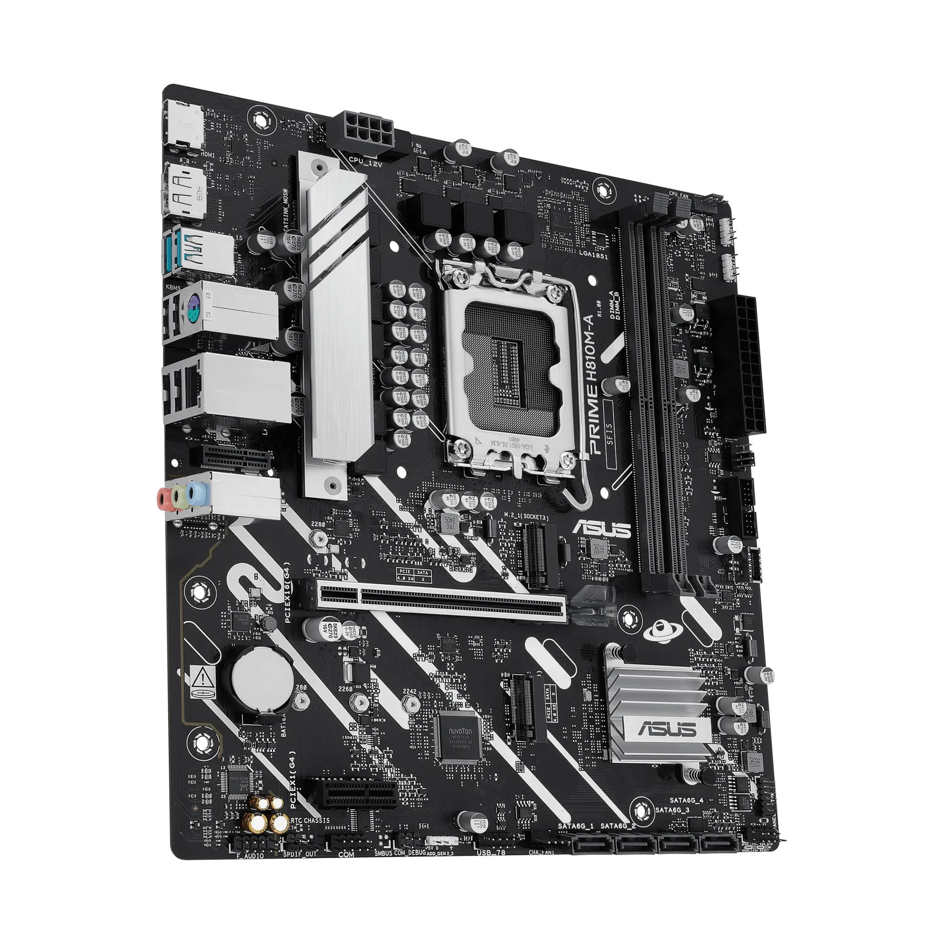 ASUS PRIME H810M-A-CSM Intel H810 LGA 1851 (Socket V1) micro ATX – Bild 3