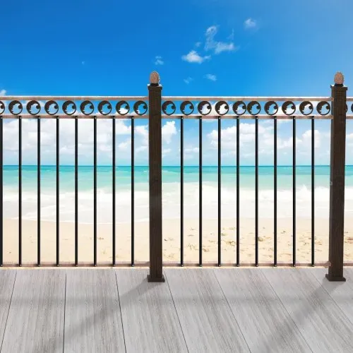 VEVOR Metallbaluster für Treppen, 13 x 1118 mm, dekorative Geländerstäbe aus Aluminiumlegierung, 11er-Pack Deckbaluster mit Schrauben, klassisches, hohles, gerades Deckgeländer – Bild 7