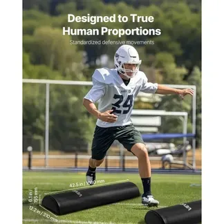 VEVOR Fußball Tackling Dummy PVC Step-Over-Dummy, hochdichtes Schwamm-Blocking-Pad (1080 x 310 x 155 mm), robuste Trainingsdummies mit Griffen, ideal für Beinarbeitsübungen, Sporttraining, 2 Stk. VEVOR Fußball Tackling Dummy PVC Step-Over-Dummy, hochdichtes Schwamm-Blocking-Pad (1080 x 310 x 155 mm), robuste Trainingsdummies mit Griffen, ideal für Beinarbeitsübungen, Sporttraining, 2 Stk.