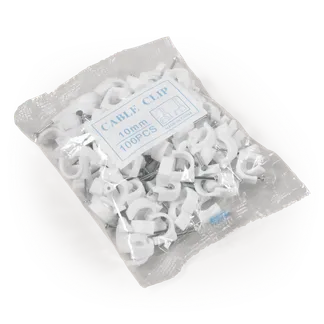 Kabelschelle McPower, 10mm, 100er-Pack, weiß Kabelschelle McPower, 10mm, 100er-Pack, weiß