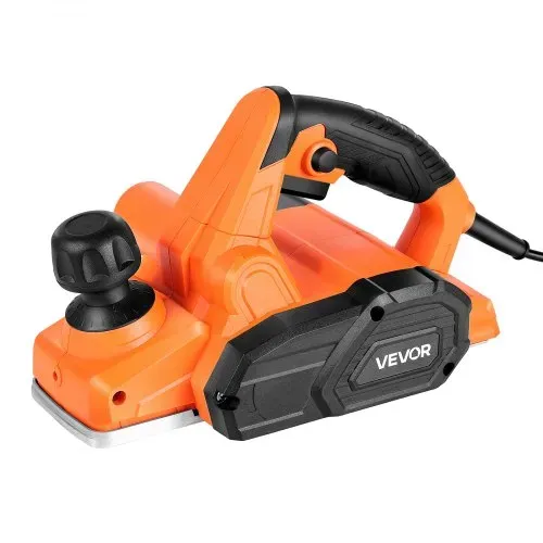 VEVOR Elektrohobel, 82 mm Schnittbreite, 650 W, 16800 U/min, Handhobel für Holz, mit einstellbarer Schnitttiefe, 2 Klingen, für Holzbearbeitung, Holzfasen, Heimwerkerarbeiten, Hobelmaschine VEVOR Elektrohobel, 82 mm Schnittbreite, 650 W, 16800 U/min, Handhobel für Holz, mit einstellbarer Schnitttiefe, 2 Klingen, für Holzbearbeitung, Holzfasen, Heimwerkerarbeiten, Hobelmaschine