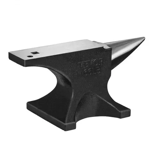 VEVOR Amboss Einzelner Hornamboss 30kg Stahlamboss Geschmiedeter Amboss Robuster Hornamboss Schmied Juweliere Metallschmied Schmiedewerkzeug Geeignet für Nieten, Abflachen, Schmieden und Formen – Bild 9