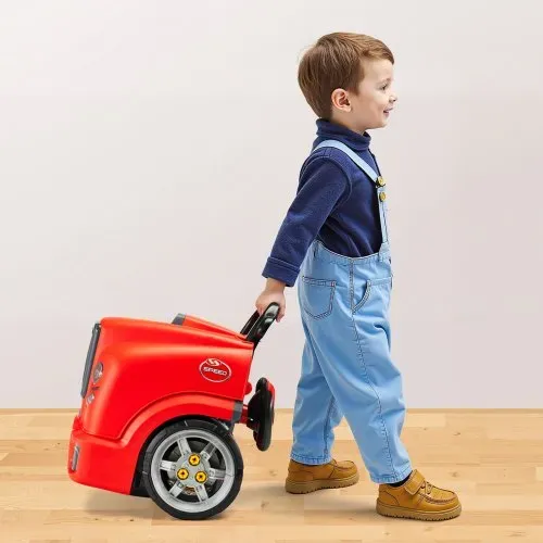 VEVOR Motorspielzeug, 60-teilig, Autoreparaturset für Kinder, mit abnehmbaren Teilen, Lichtern & Geräuschen, Lenkrad & Hupe, Mechaniker-Werkstattset für Kinder für Kleinkinder ab 3 Jahren, Rot – Bild 7