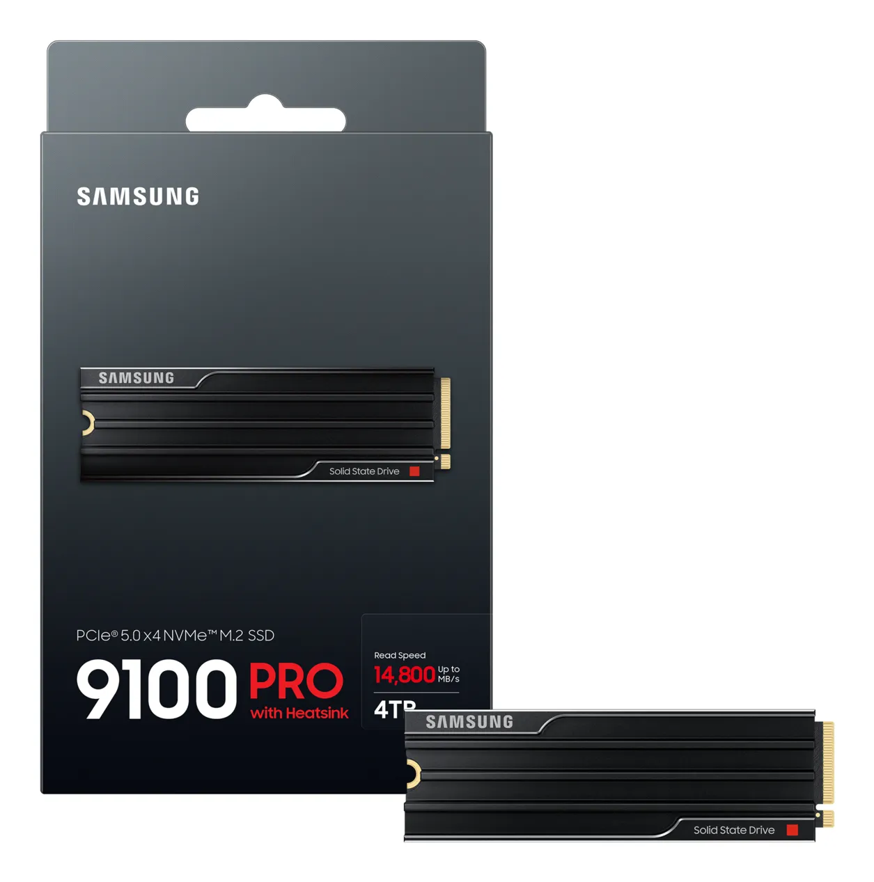 Samsung 9100 PRO Heatsink PCIe® 5.0 NVMe™ M.2 SSD - 4 TB – Bild 3