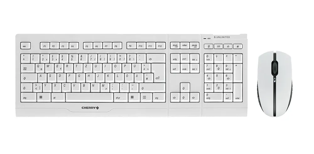 CHERRY B.UNLIMITED 3.0 Tastatur Maus enthalten Büro RF Wireless Deutsch Grau CHERRY B.UNLIMITED 3.0 Tastatur Maus enthalten Büro RF Wireless Deutsch Grau