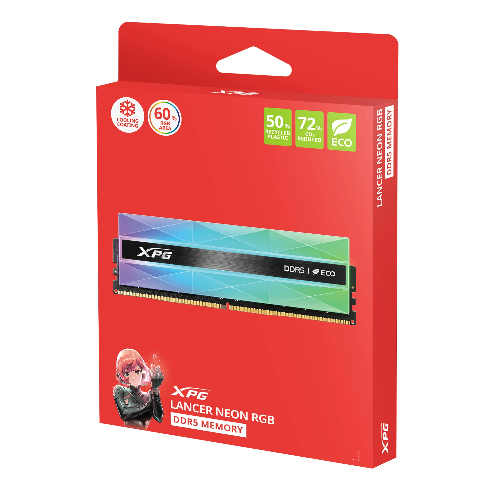 XPG LANCER NEON Speichermodul 16 GB 2 x 16 GB DDR5 288-pin DIMM – Bild 6