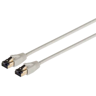 Patchkabel, Cat.8.1 F/FTP PIMF LSZH, grau, 1m Patchkabel, Cat.8.1 F/FTP PIMF LSZH, grau, 1m