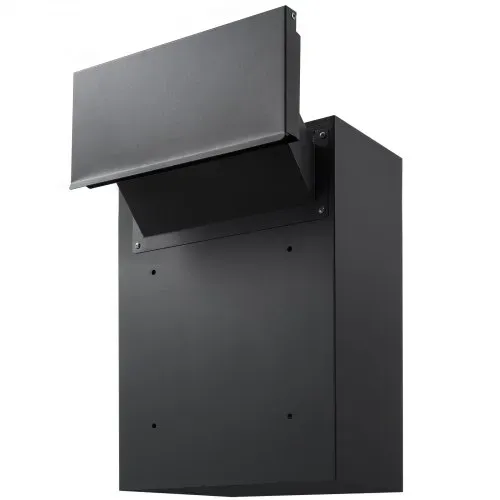 VEVOR Mauerdurchwurf Briefkasten, robuster Einbaubriefkasten aus Stahl für Wände mit einer Dicke von 70 bis 200 mm, Zahlenschloss, 320 x 158 x 430 mm Briefkasten, schwarz – Bild 10