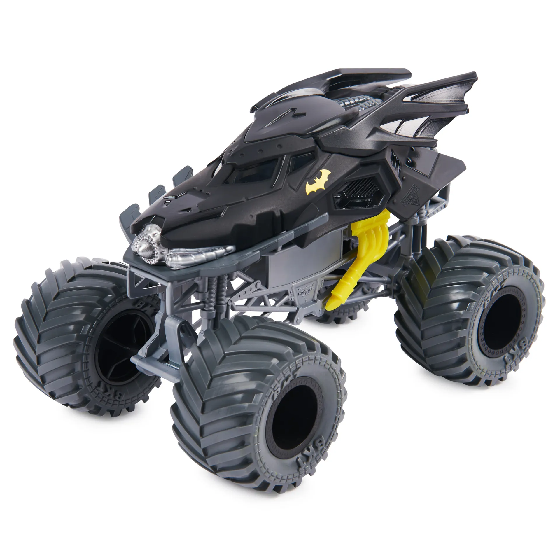 Monster Jam , offizieller Batmobile Monster Truck, Metall-Spritzguss-Fahrzeug zum Spielen und Sammeln im Maßstab 1:24 – Bild 2
