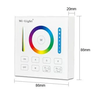 MiBoxer B0 LED Fernbedienung Smart Panel RGB-WW (RGB-CCT) – Bild 3