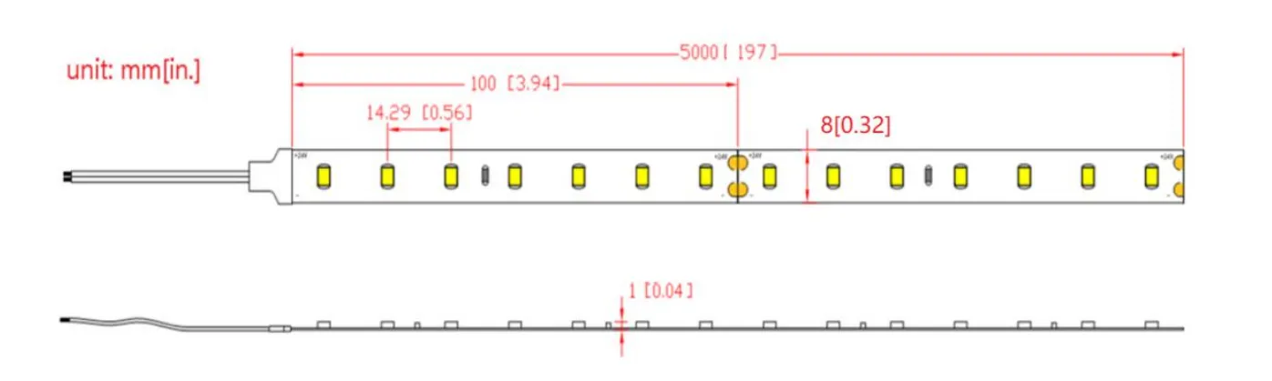 Synergy 21 LED Flex Strip 2216 - 70 WW DC24V 36W IP67 CRI>90 – Bild 4