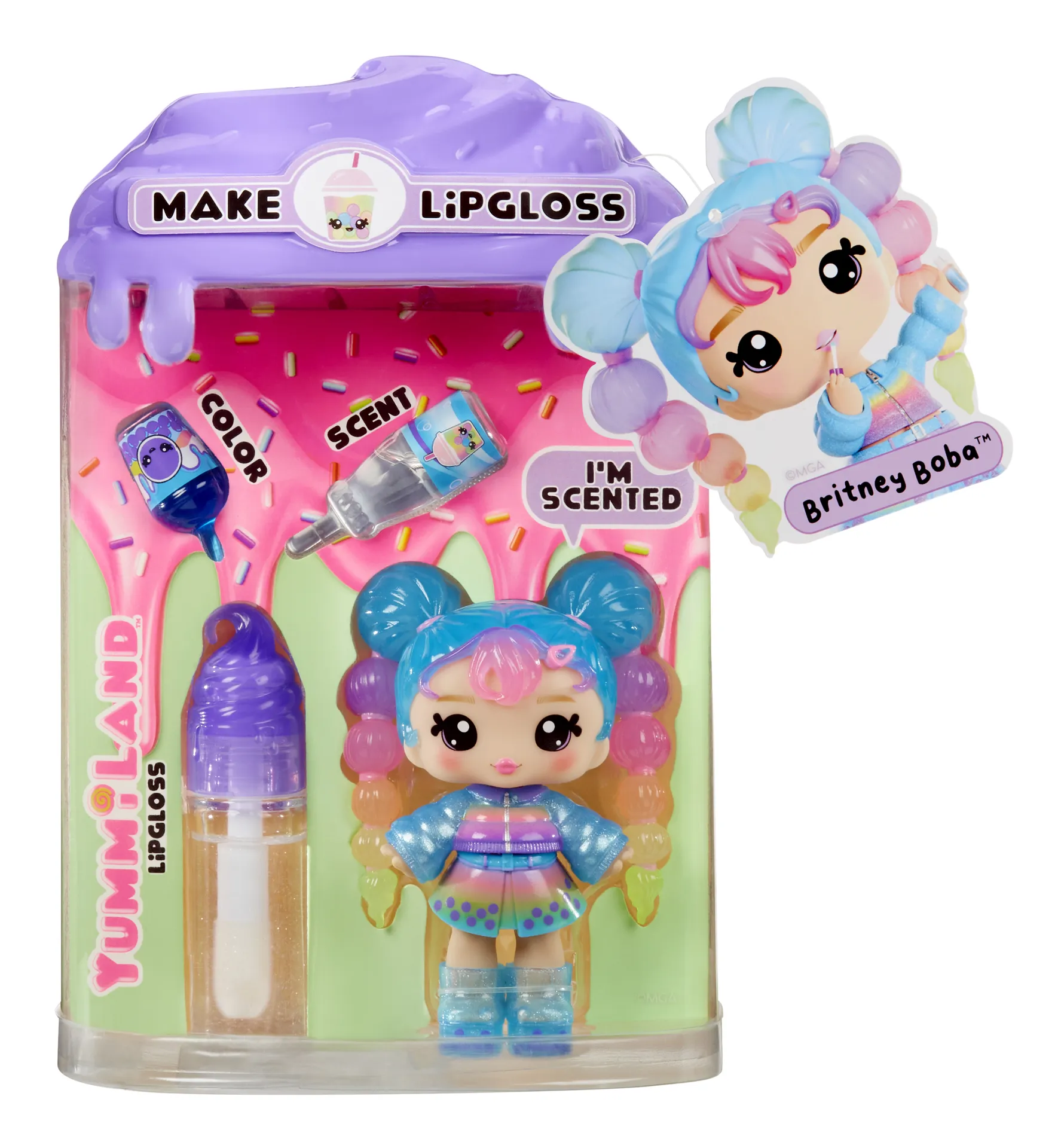 MGA Entertainment Yummiland Lip Gloss Doll Series 2- Boba (Britney Boba) – Bild 6