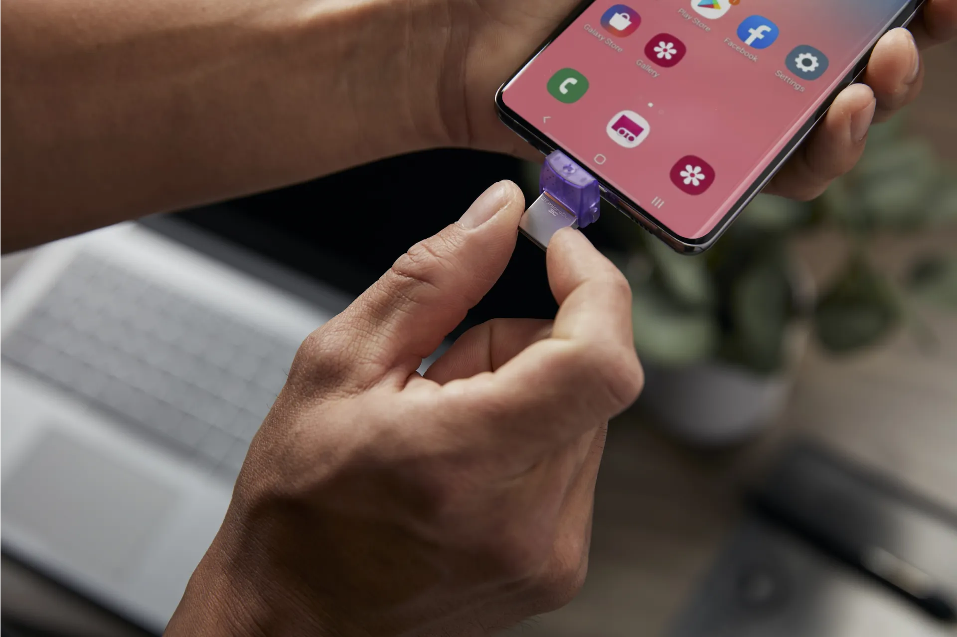 Kingston Technology DataTraveler 128GB microDuo 3C 200MB/s dual USB-A + USB-C – Bild 7