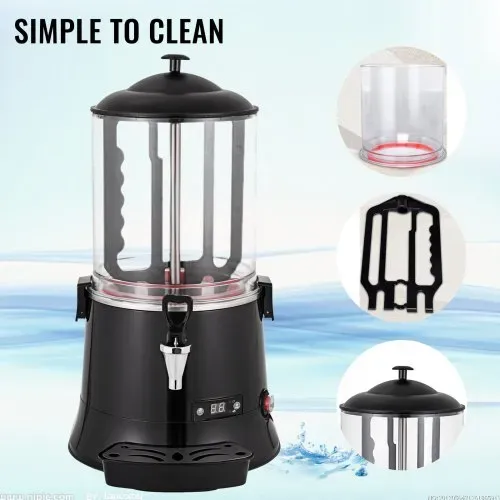 VEVOR Heiße Schokolade Maschine KS-RQ Hot Chocolate Dispenser Machine 10L in Hotels Restaurants Bäckereien Cafés zum Schmelzen von Schokolade – Bild 5