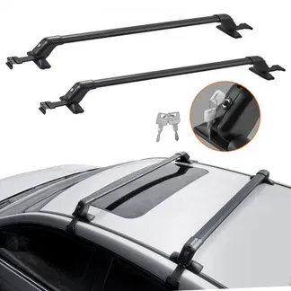 VEVOR Dachträger Dachgepäckträger Auto Querträger 2 Stk. Dachträger 70,3 kg Tragfähigkeit, geeignet für PKW Abstand zwischen Dachrinnen 105-109 cm, Abstand von Dachrinnen zu Fenstern 6 cm VEVOR Dachträger Dachgepäckträger Auto Querträger 2 Stk. Dachträger 70,3 kg Tragfähigkeit, geeignet für PKW Abstand zwischen Dachrinnen 105-109 cm, Abstand von Dachrinnen zu Fenstern 6 cm