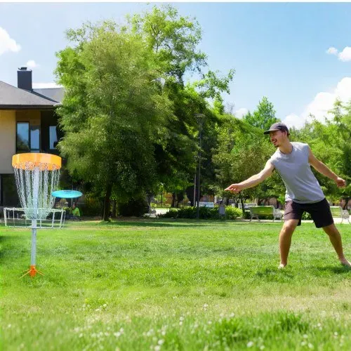 VEVOR Discgolf-Set Starterset (3 Stk.), Frisbeescheiben für Ganzkörper-Krafttraining, mit Putter, Mid-Range, Driver, für Garten Rasen Strand und Park im Freien – Bild 7