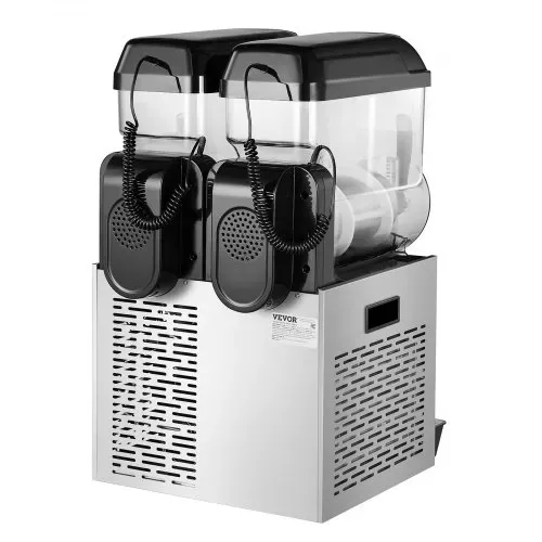 VEVOR kommerzielle Slush-Maschine 12 L x 2 Doppeltank Slush-Eismaschine Slushy Machine für gefrorene Getränke, 96 Tassen Margarita-Smoothie-Maschine für Partys zu Hause Restaurants Cafés Bars – Bild 10