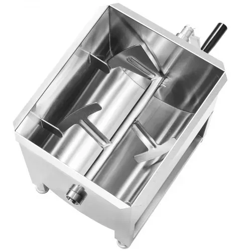 VEVOR manueller Fleischmischer 30 L Fleischverarbeitungsgerät (maximales Mischen von 20,4 kg Fleisch), Fleischmischer aus Edelstahl, Wurstmischer mit Untersetzungsgetriebe, Handmixer für Hackfleisch – Bild 9