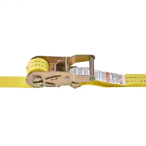 VEVOR Spanngurte, 38,1 x 6096 mm, Hochleistungs-Zurrgurte mit Doppel-J-Haken, 2000 kg Bruchlast, Tragetasche, Ratschenmechanismus für Umzüge, Anhänger, Motorräder, Kajaks, Autodächer, 4er-Pack – Bild 8