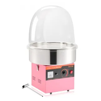 VEVOR Elektrische Zuckerwattemaschine 1000 W, Zuckerwattenmacher mit Deckel & Edelstahlschüssel & Zuckerlöffel, Ideal für Karneval Geburtstage Familienfeiern, Professionelles Zuckerwattegerät Rosa VEVOR Elektrische Zuckerwattemaschine 1000 W, Zuckerwattenmacher mit Deckel & Edelstahlschüssel & Zuckerlöffel, Ideal für Karneval Geburtstage Familienfeiern, Professionelles Zuckerwattegerät Rosa