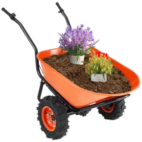 VEVOR Schubkarre, 500 W angetriebener Mehrzweck-Gartenwagen, Kippkarre, 260 kg Kapazität mit Metallgriff und Schienenrädern, zweirädrige Transportkarre und Wagen für Rasenfarm, 167 x 76 x 78 cm VEVOR Schubkarre, 500 W angetriebener Mehrzweck-Gartenwagen, Kippkarre, 260 kg Kapazität mit Metallgriff und Schienenrädern, zweirädrige Transportkarre und Wagen für Rasenfarm, 167 x 76 x 78 cm