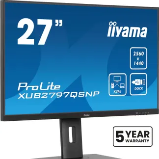 iiyama ProLite XUB2797QSNP-B1 Computerbildschirm 68,6 cm (27″) 2560 x 1440 Pixel Quad HD LED Schwarz iiyama ProLite XUB2797QSNP-B1 Computerbildschirm 68,6 cm (27″) 2560 x 1440 Pixel Quad HD LED Schwarz