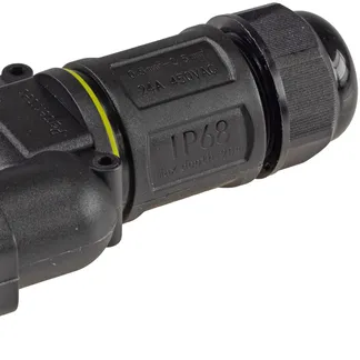Kabelverbinder Y-Form, IP68, 450V/24A Schraubanschluss, für Kabel Ø 8-12mm Kabelverbinder Y-Form, IP68, 450V/24A Schraubanschluss, für Kabel Ø 8-12mm