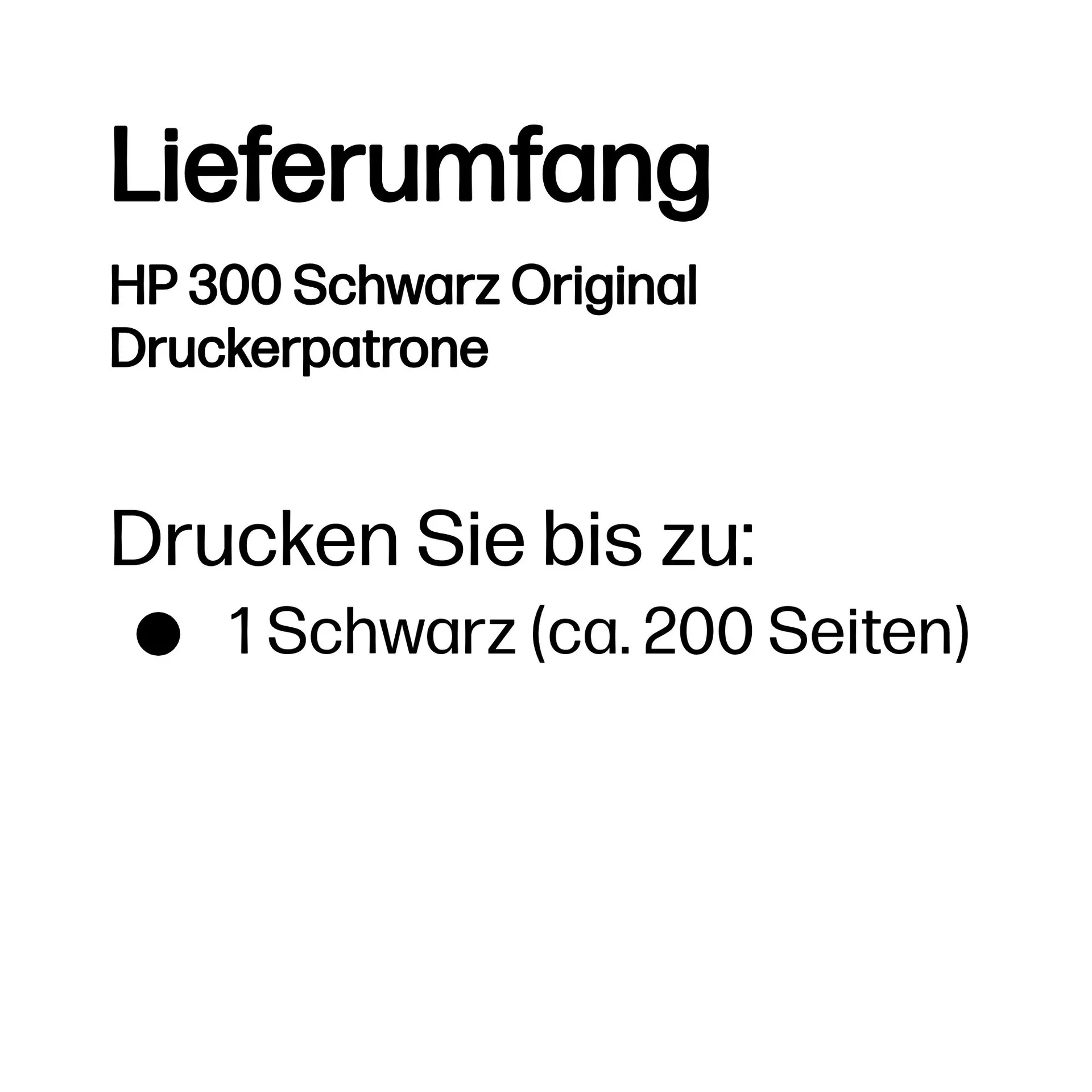 HP 300 Schwarz Original Druckerpatrone – Bild 3
