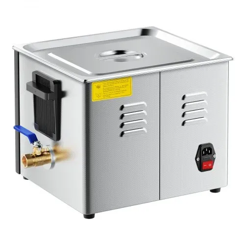 VEVOR 15 L Ultraschallreiniger, professionelle Ultraschallreinigungsmaschine mit Reinigungskorb & Digitalanzeige, 240 W Edelstahl 40 kHz Industrielle Reinigungsmaschine für Teile Vergaser Instrumente – Bild 9