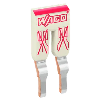 Schachtelbrücker WAGO, 2-fach, isoliert, hellgrau, 400V, 25A, Schachtelbrücker WAGO, 2-fach, isoliert, hellgrau, 400V, 25A,