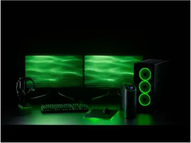 APC USV Back-UPS Pro 2200VA for Gaming 230V Pure Sinewave LCD Black, RGB-Beleuchtung, Schutzkontakt/kaltegeräte Dosen, – Bild 4
