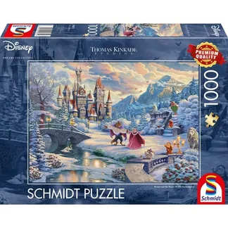 Thomas Kinkade Studios: Disney – Die Schöne und das Biest, Zauberhafter Winterabend Thomas Kinkade Studios: Disney – Die Schöne und das Biest, Zauberhafter Winterabend