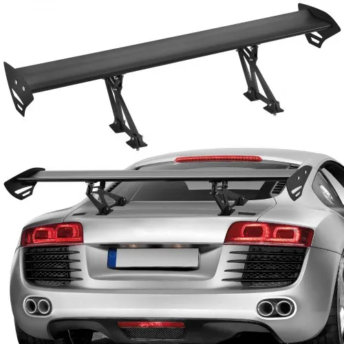 VEVOR GT Wing Autospoiler, 110 cm Universalspoiler mit Einzeldeck, verstellbares leichtes Aluminium, Auto-Heckspoilerflügel, Rennspoiler BGW/JDM Drift Schwarz VEVOR GT Wing Autospoiler, 110 cm Universalspoiler mit Einzeldeck, verstellbares leichtes Aluminium, Auto-Heckspoilerflügel, Rennspoiler BGW/JDM Drift Schwarz